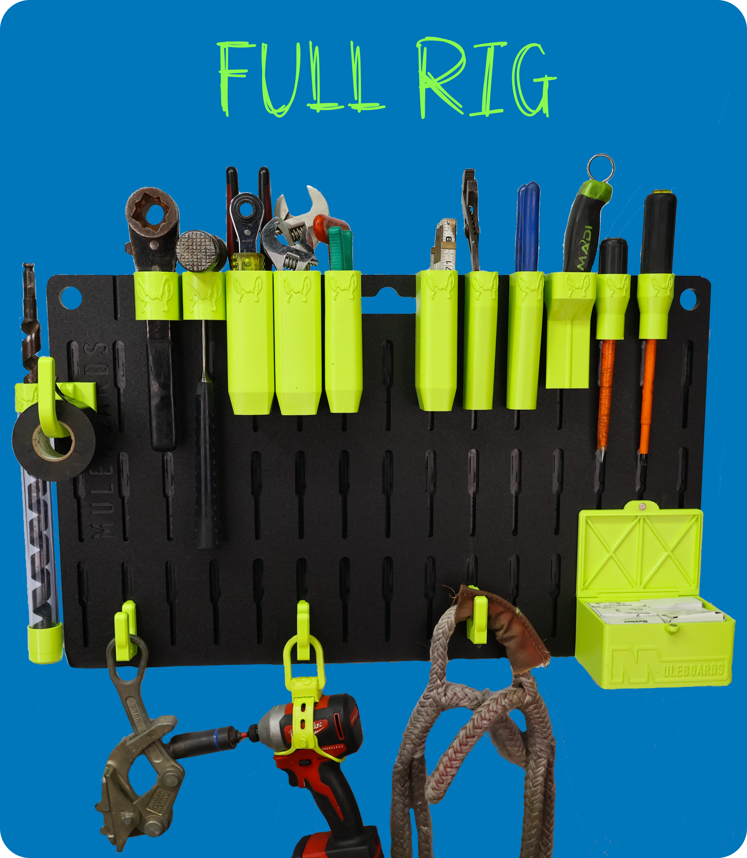 MuleBoards modular tool storage system